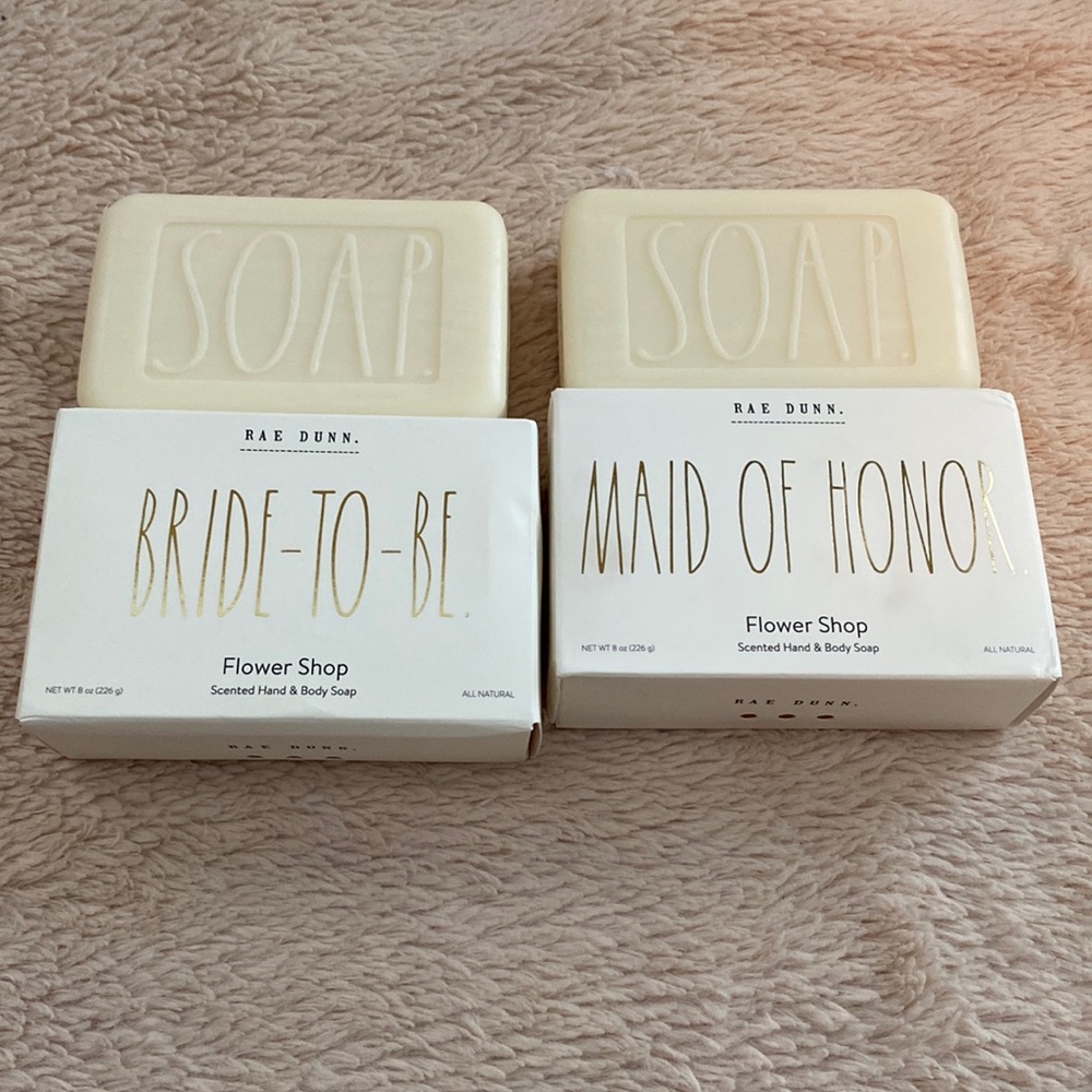 BRIDE TO BE & MAID OF HONOR soap bundle